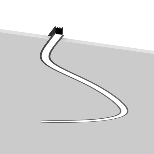 LED thanh nhôm uốn cong T3535 âm trần