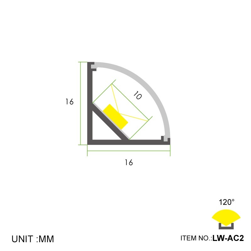 Led thanh nhôm v1616