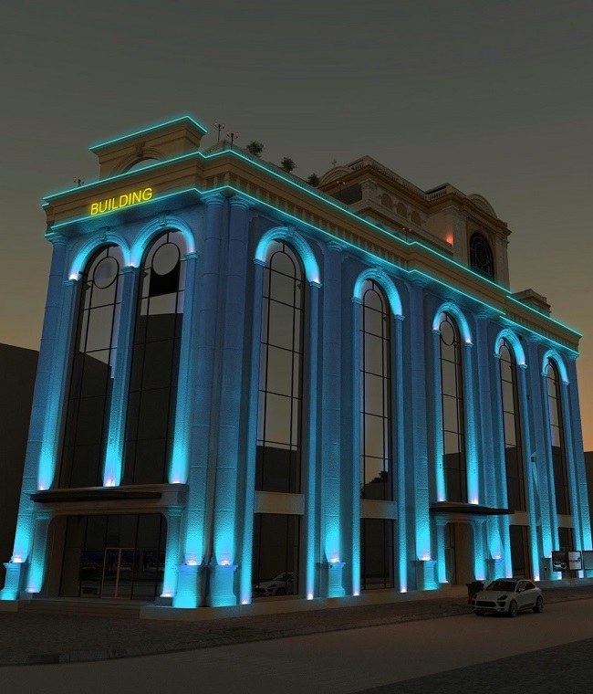 Chiếu sáng mặt dựng