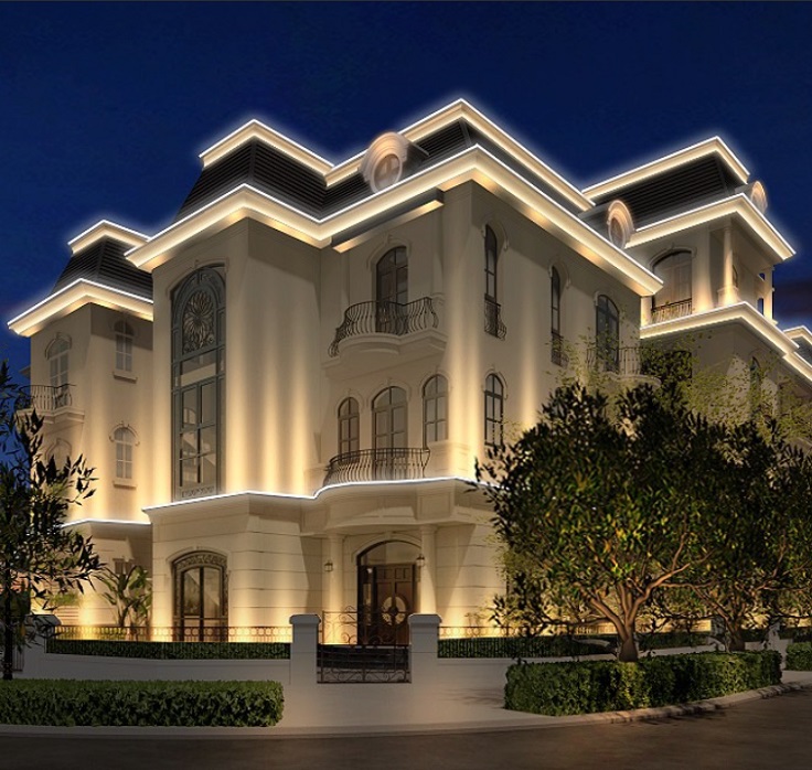 Chiều sáng ngoài trời