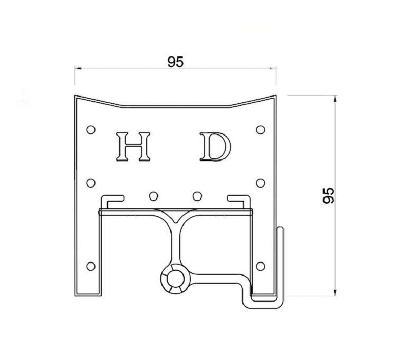 LED thanh hắt tường 9595