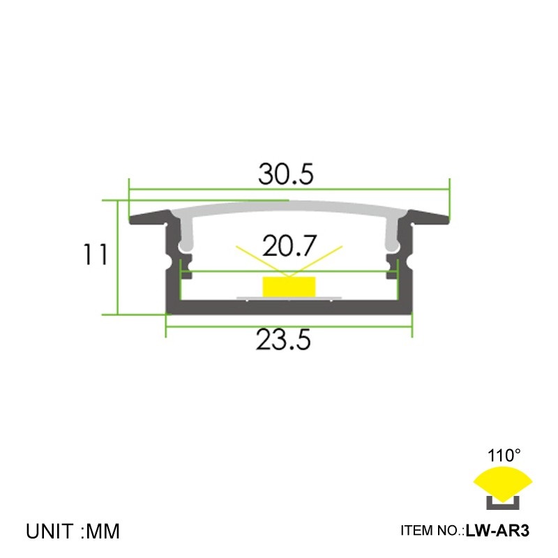 Led thanh nhôm t2410