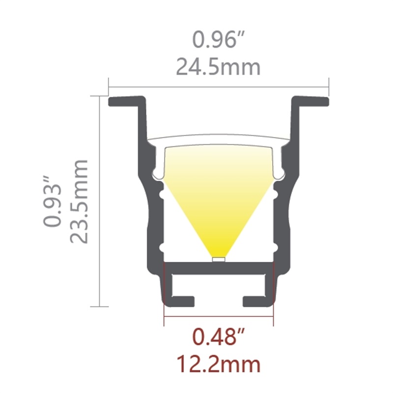 Led thanh nhôm t2423