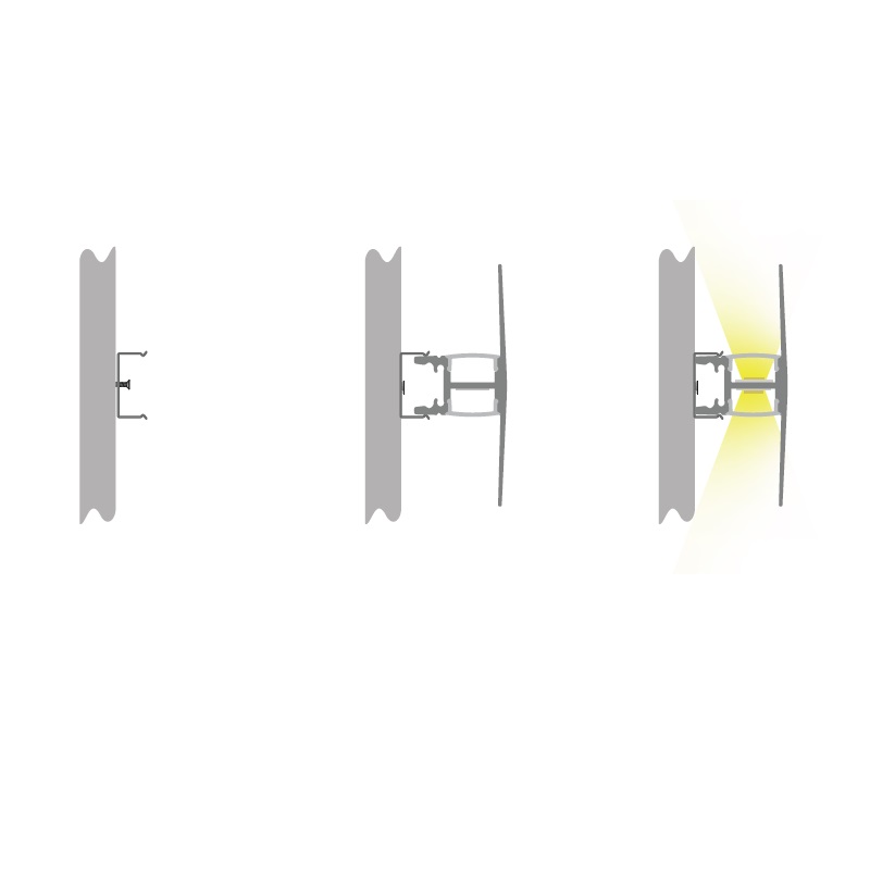 Led thanh nhôm t2570 2 cạnh 14 Led thanh nhôm t2570 2 cạnh