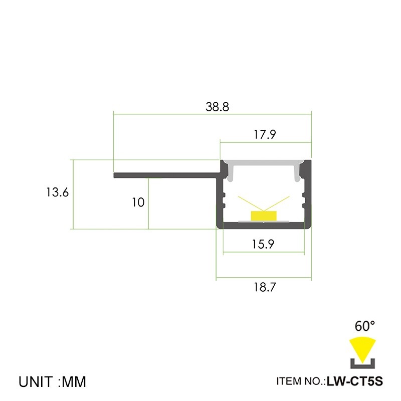 Led thanh nhôm t5913 không viền 10 Led thanh nhôm t5913 không viền