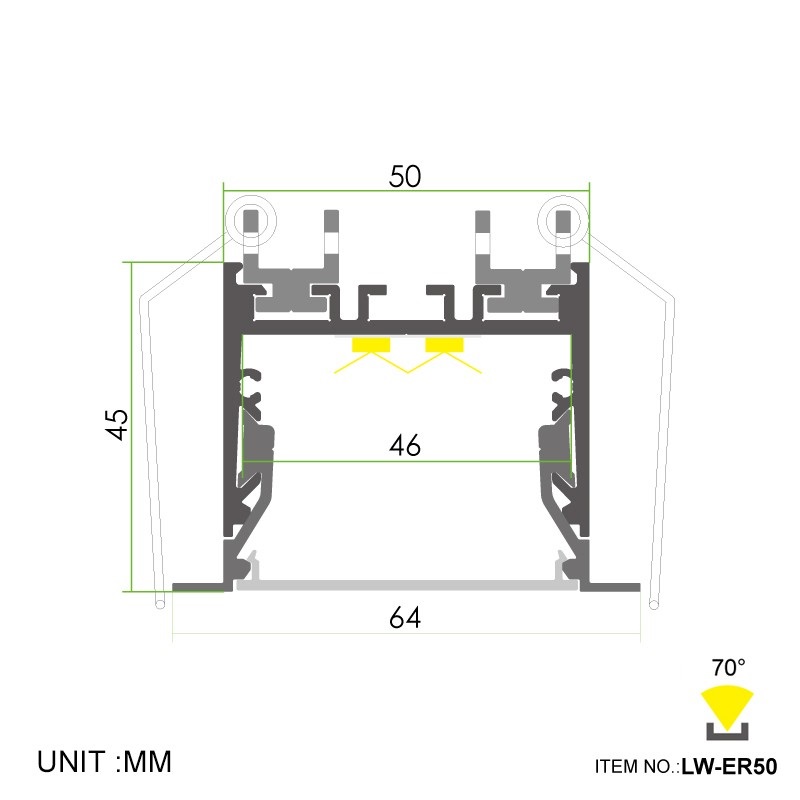 Led thanh nhôm t6545
