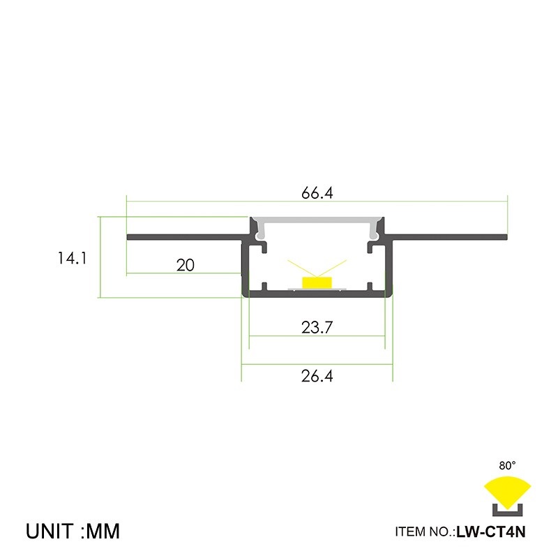 Led thanh nhôm t6614 không viền 6 Led thanh nhôm t6614 không viền