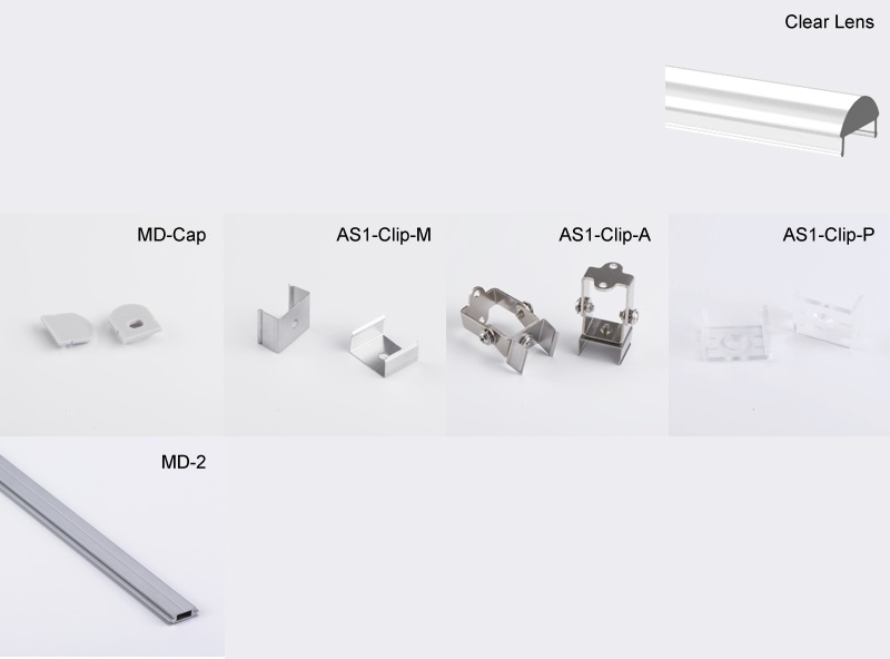 Led thanh nhôm u1717 lens 14 Led thanh nhôm u1717 lens