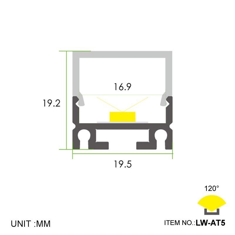 Led thanh nhôm u2020 3 cạnh 13 Led thanh nhôm u2020 3 cạnh