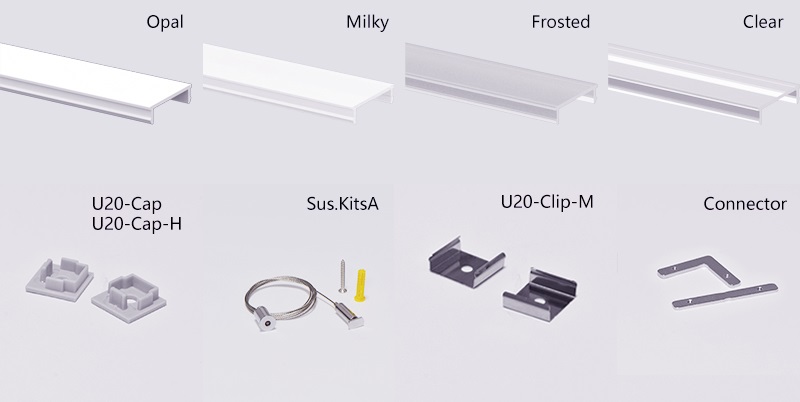 Led thanh nhôm u2040 10 Led thanh nhôm u2040