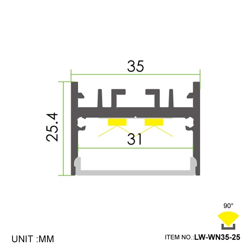 Led thanh nhôm u3525