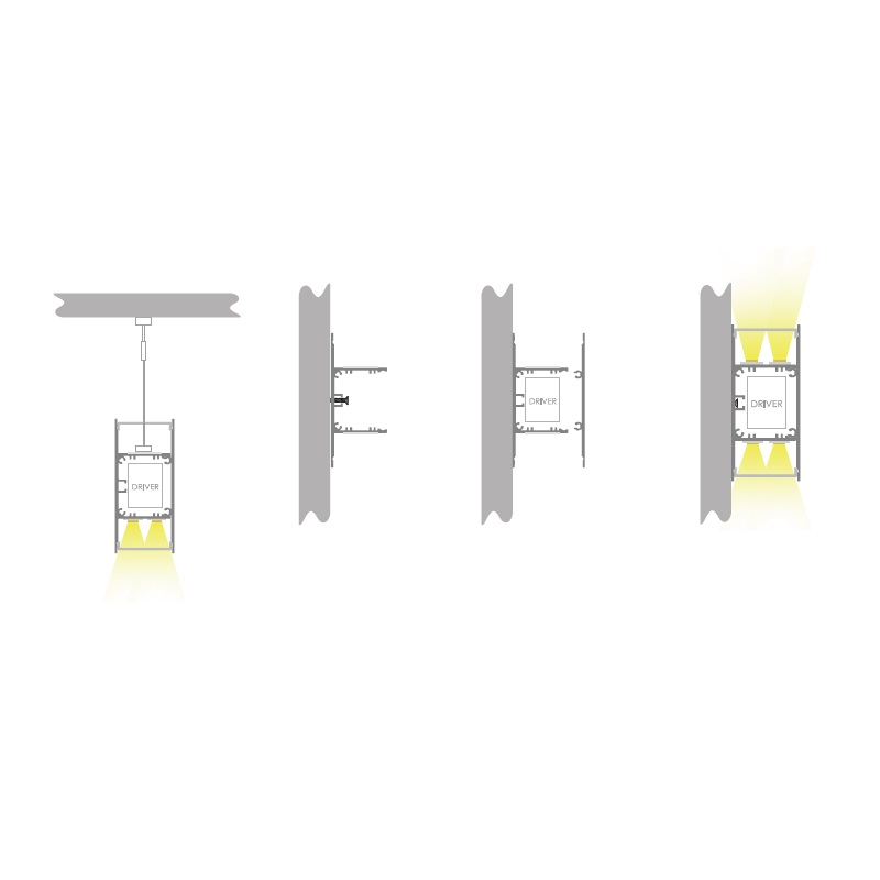 Led thanh nhôm u3583 2 canh 14 Led thanh nhôm u3583 2 canh