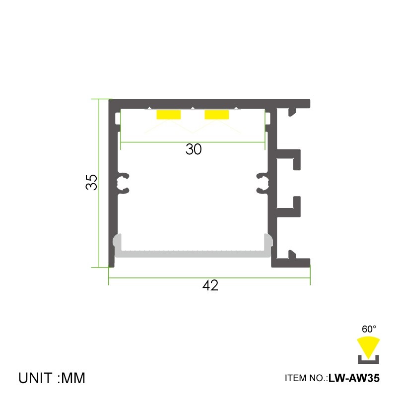 Led thanh nhôm u4235