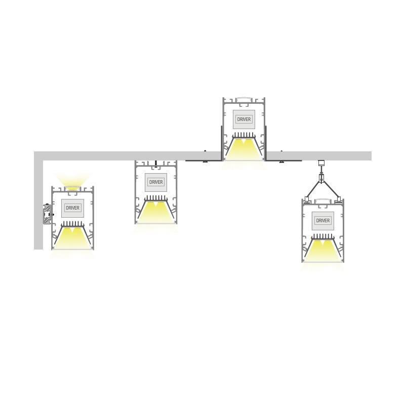 Led thanh nhôm u6090 22 Led thanh nhôm u6090