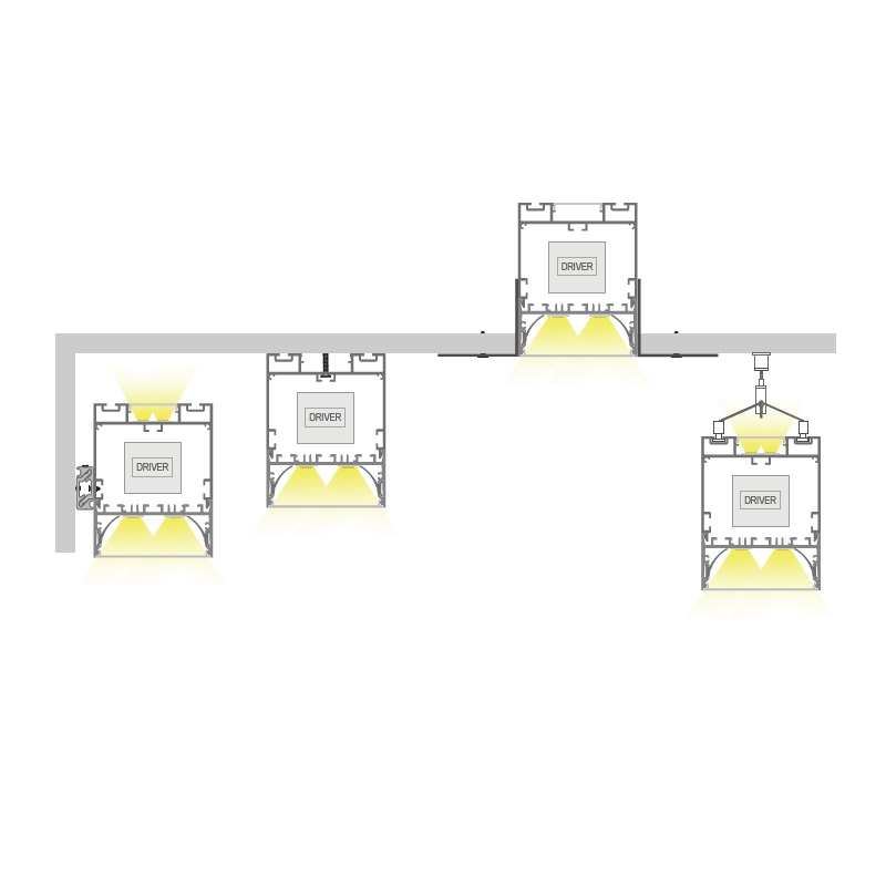 Led thanh nhôm u80100 22 Led thanh nhôm u80100