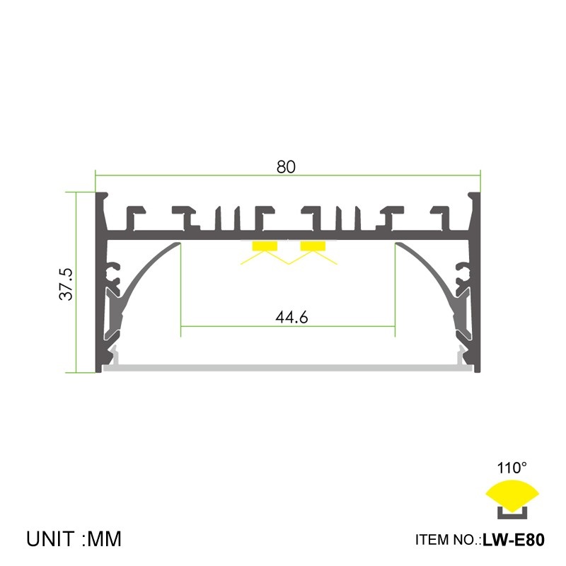 Led thanh nhôm u8035