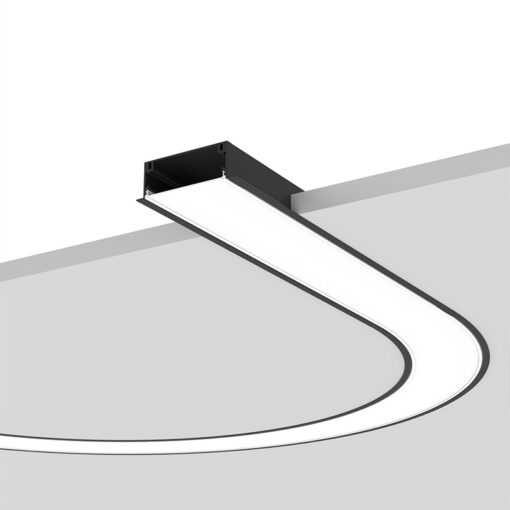 Led thanh nhôm uốn cong t10040 âm trần 3 Led thanh nhôm uốn cong t10040 âm trần