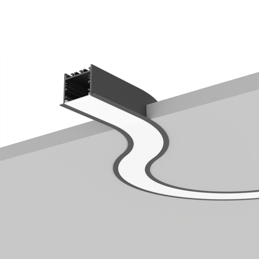 Led thanh nhôm uốn cong t5045 âm trần