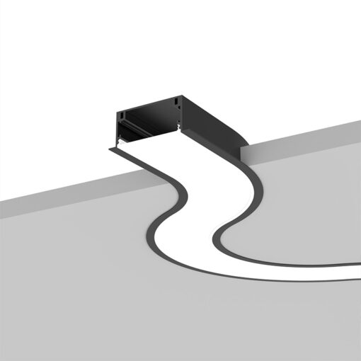 Led thanh nhôm uốn cong t8040 âm trần 4 Led thanh nhôm uốn cong t8040 âm trần