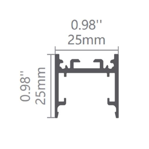 Led thanh nhôm uốn cong u2525