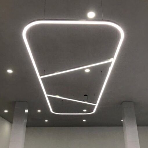 Led thanh nhôm uốn cong u3535 7 Led thanh nhôm uốn cong u3535