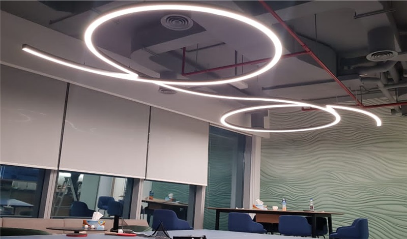 Led thanh nhôm uốn cong u5050