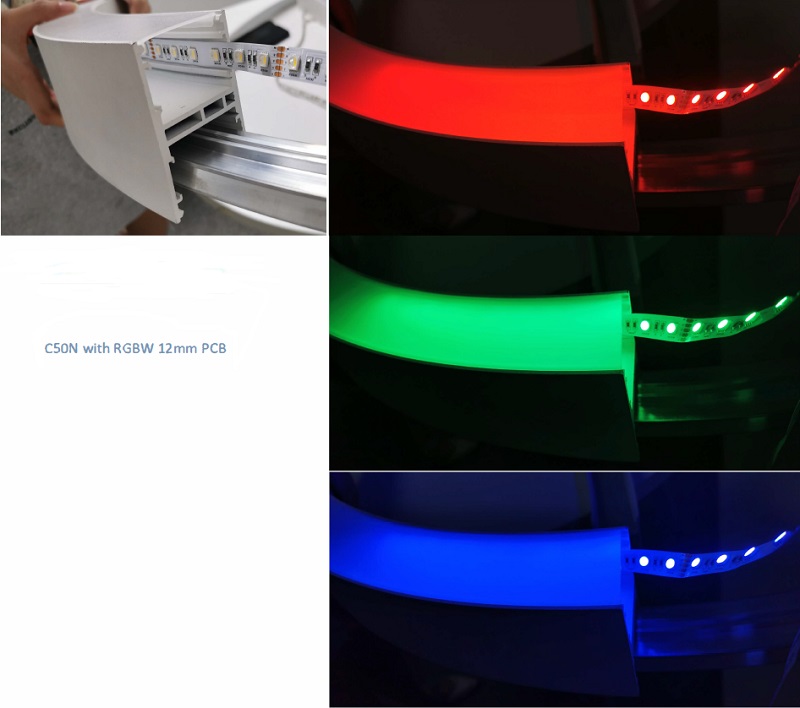 Led thanh nhôm uốn cong u5075