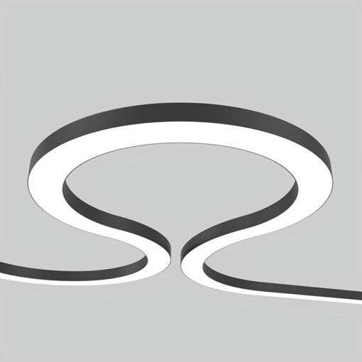 Led thanh nhôm uốn cong u8040