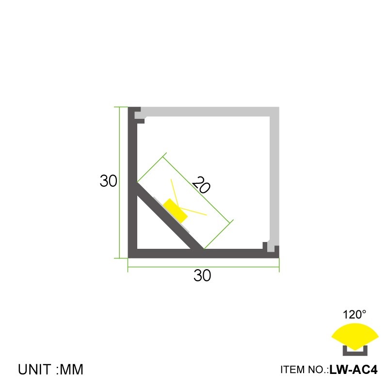 Led thanh nhôm v3030 vuông