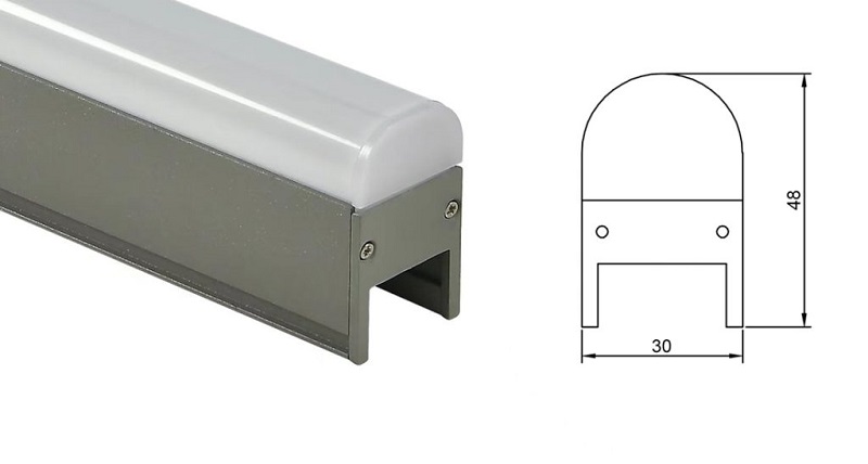 LED thanh U3048 IP 66 24v 13w