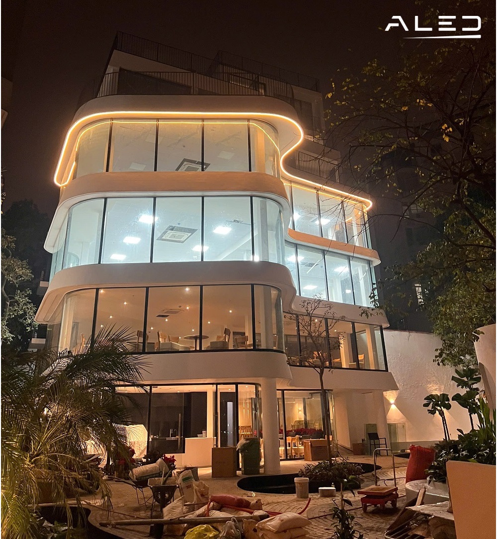 Thi công Led mặt tiền