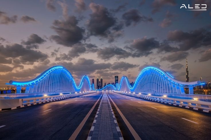 Các yếu tố trong thiết kế chiếu sáng cầu