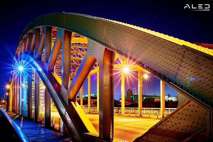 Các loại đèn sử dụng trong thiết kế chiếu sáng cầu