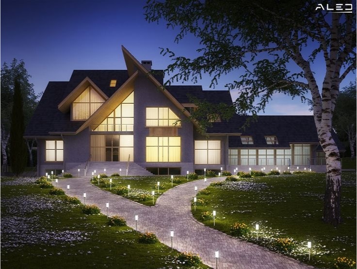 Một số ý tưởng thiết kế chiếu sáng ngoài trời