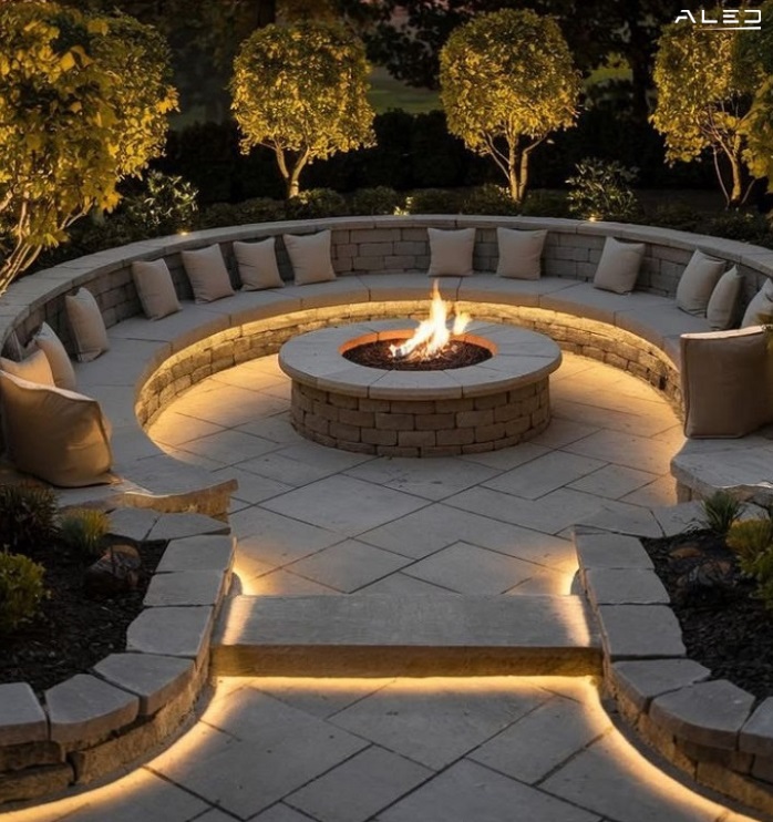 Đèn sử dụng khi thiết kế chiếu sáng sân vườn