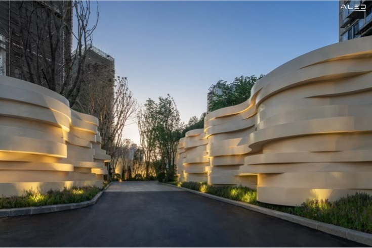 Thiết kế chiếu sáng cảnh quan định hướng