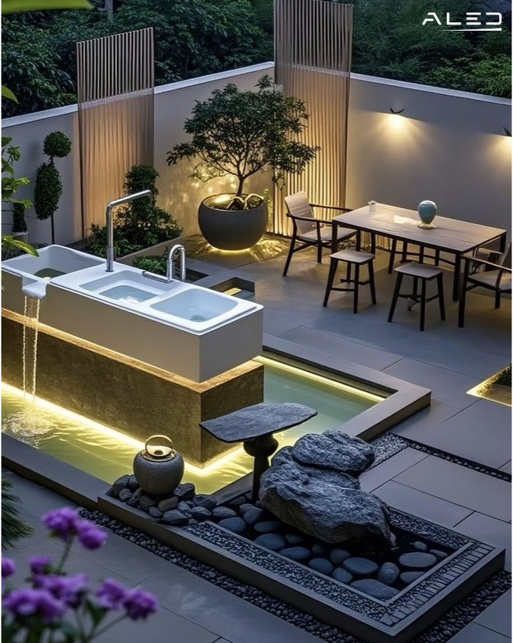 Thiết kế chiếu sáng cảnh quan ánh sáng bóng