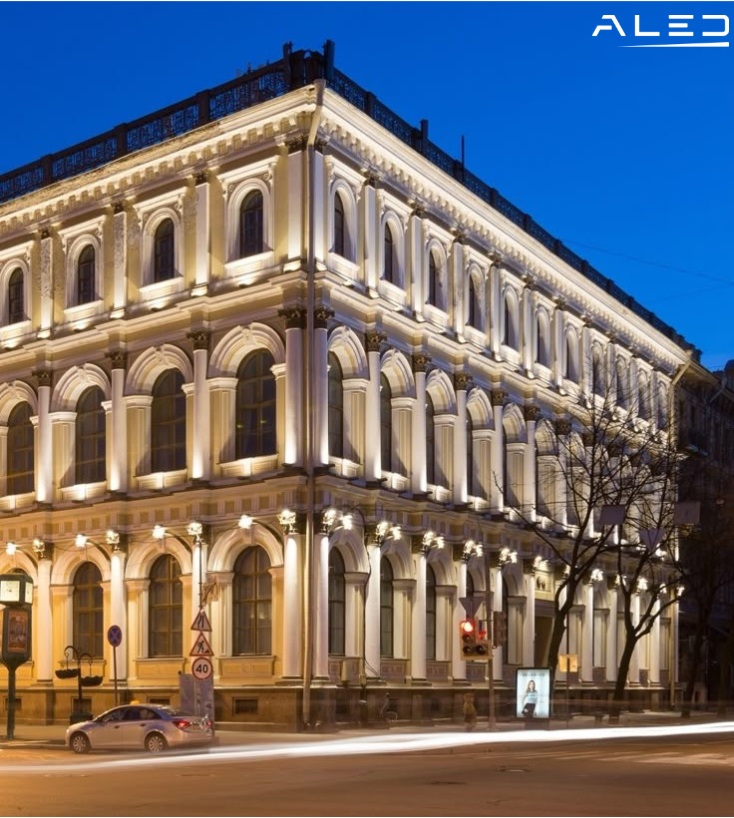 Một số thiết kế chiếu sáng mặt tiền