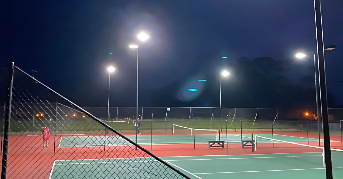 Lắp đặt chiếu sáng sân tennis Lắp đặt chiếu sáng sân tennis