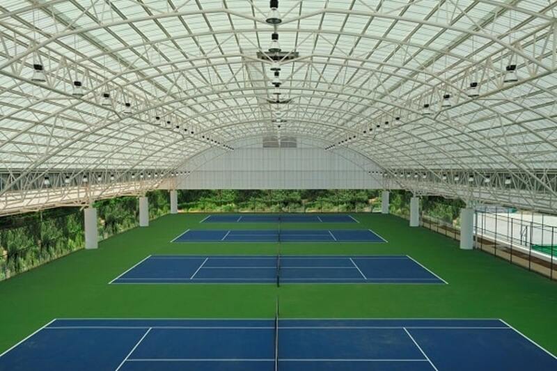 thiết kế chiếu sáng sân tennis