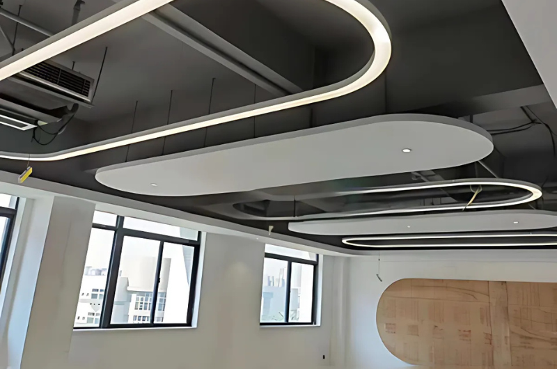 LED Thanh Nhôm Treo Thả – Lựa Chọn Chiếu Sáng Hiện Đại, Tối Giản Và Tinh Tế 1 Thanh nhôm treo thả ánh sáng đơn
