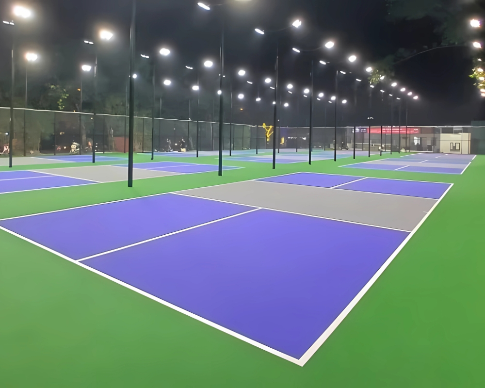 Bố trí đèn sân pickleball