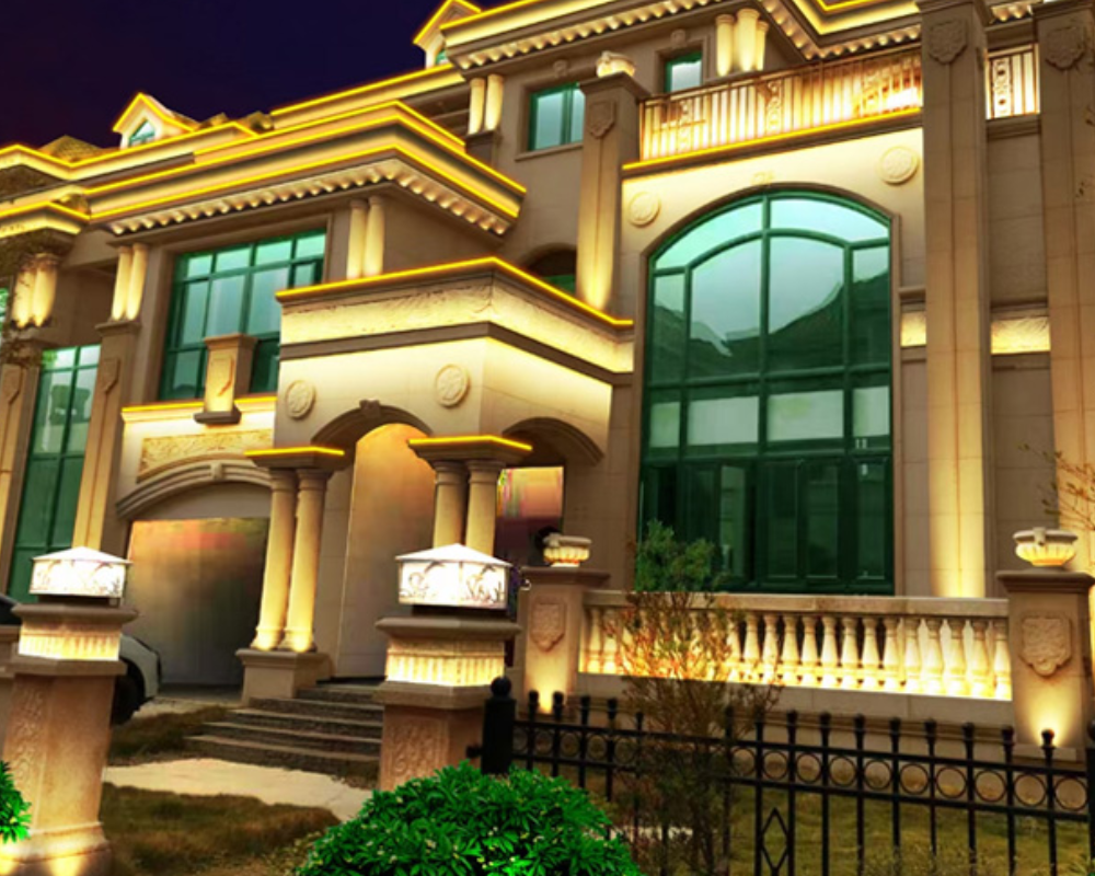 Chiếu sáng mặt tiền tòa nhà