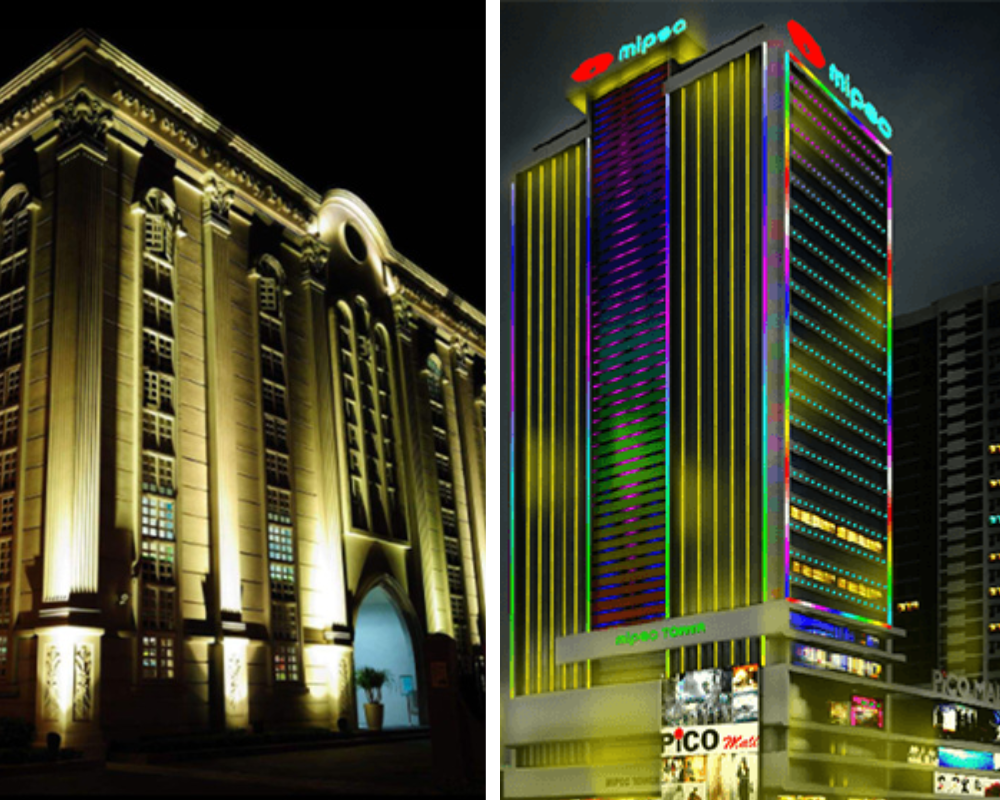 LED hắt và LED thanh nhôm hiệu ứng