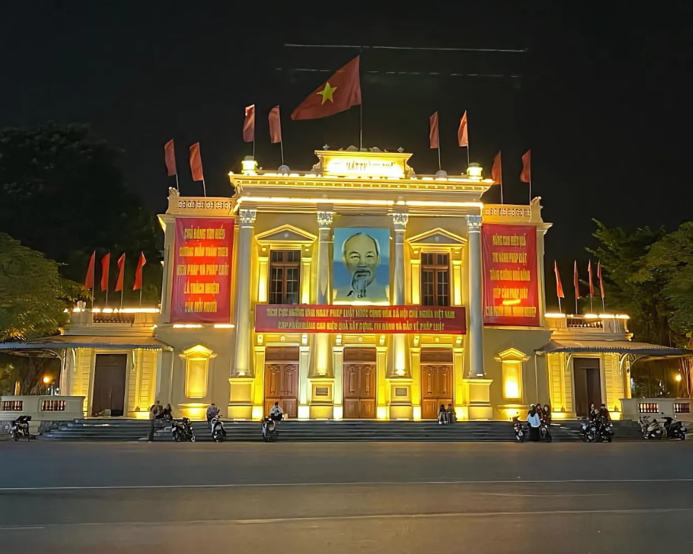Ứng dụng công nghệ LED trong thiết kế chiếu sáng Nhà hát lớn Hải Phòng