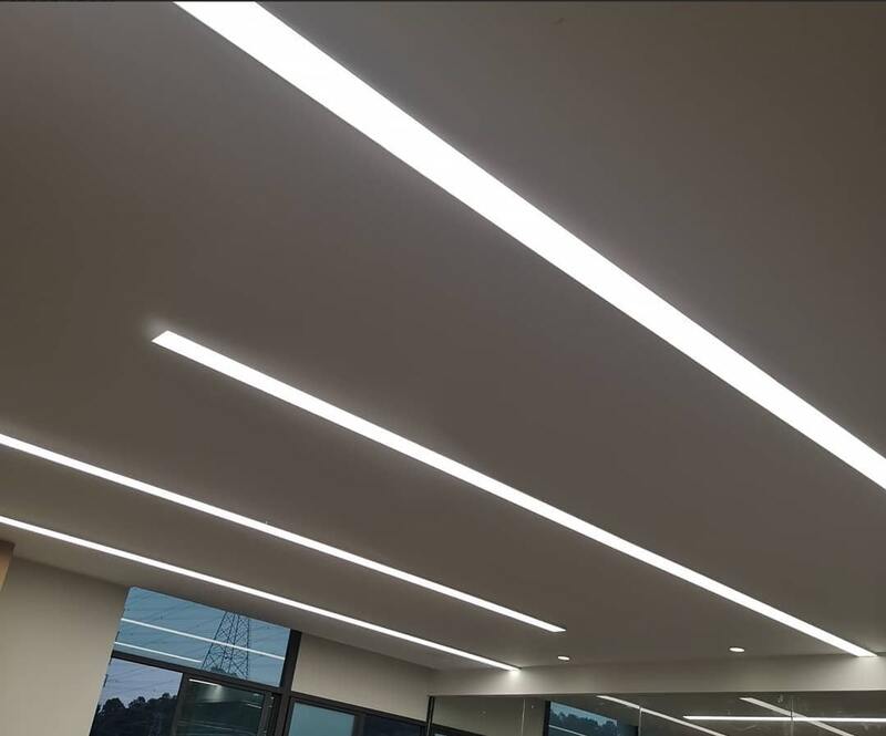 Đèn led thanh nhôm âm trần