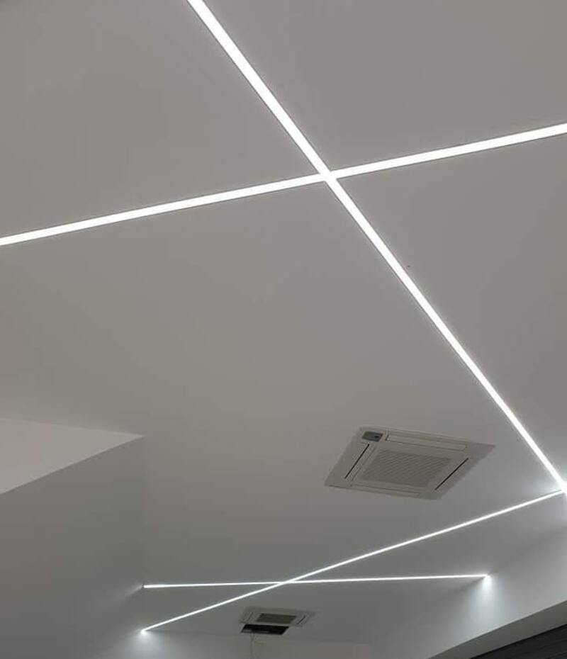 Đèn led thanh nhôm âm trần