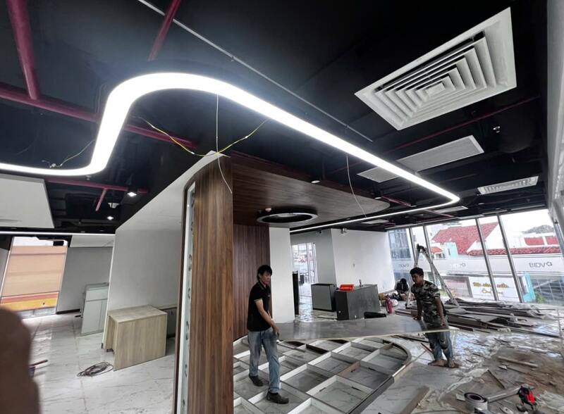 led thanh nhôm profile