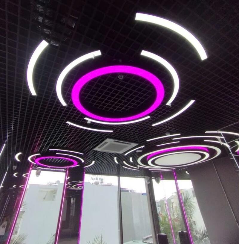 Led thanh nhôm rgb 2 led thanh nhôm rgb