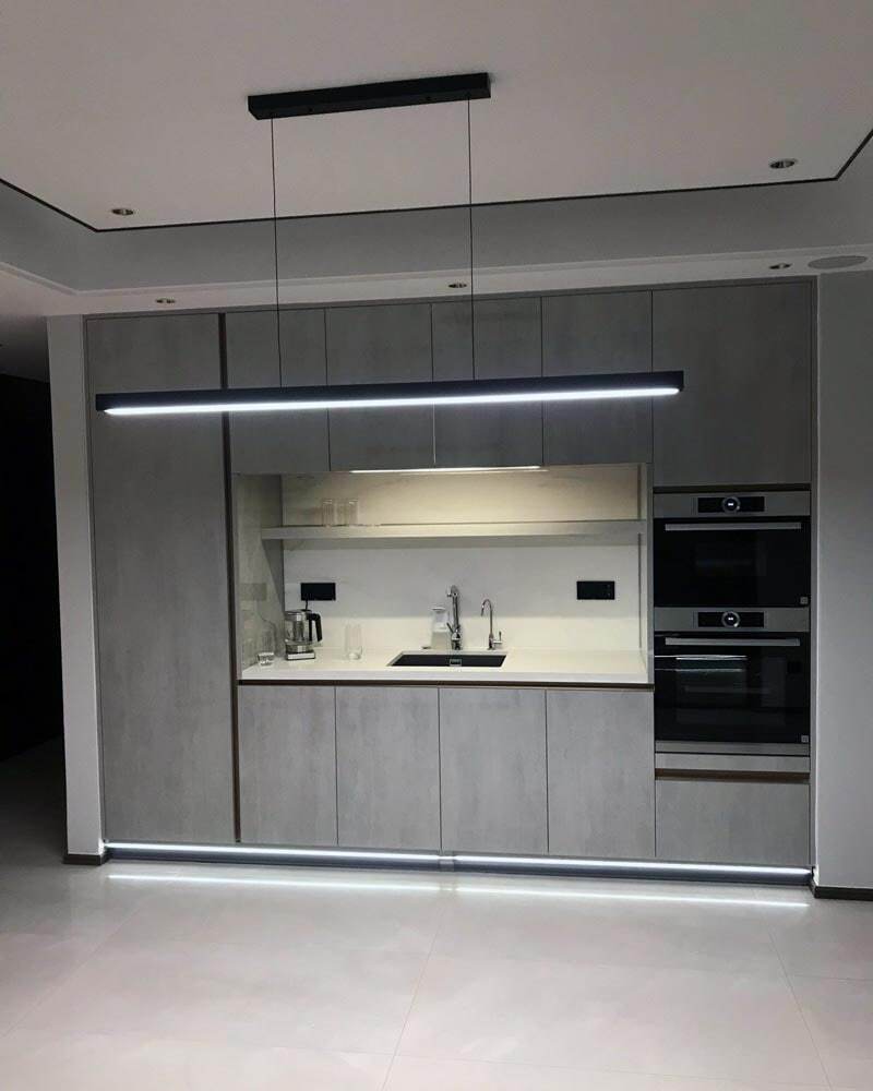 Led thanh nhôm treo thả